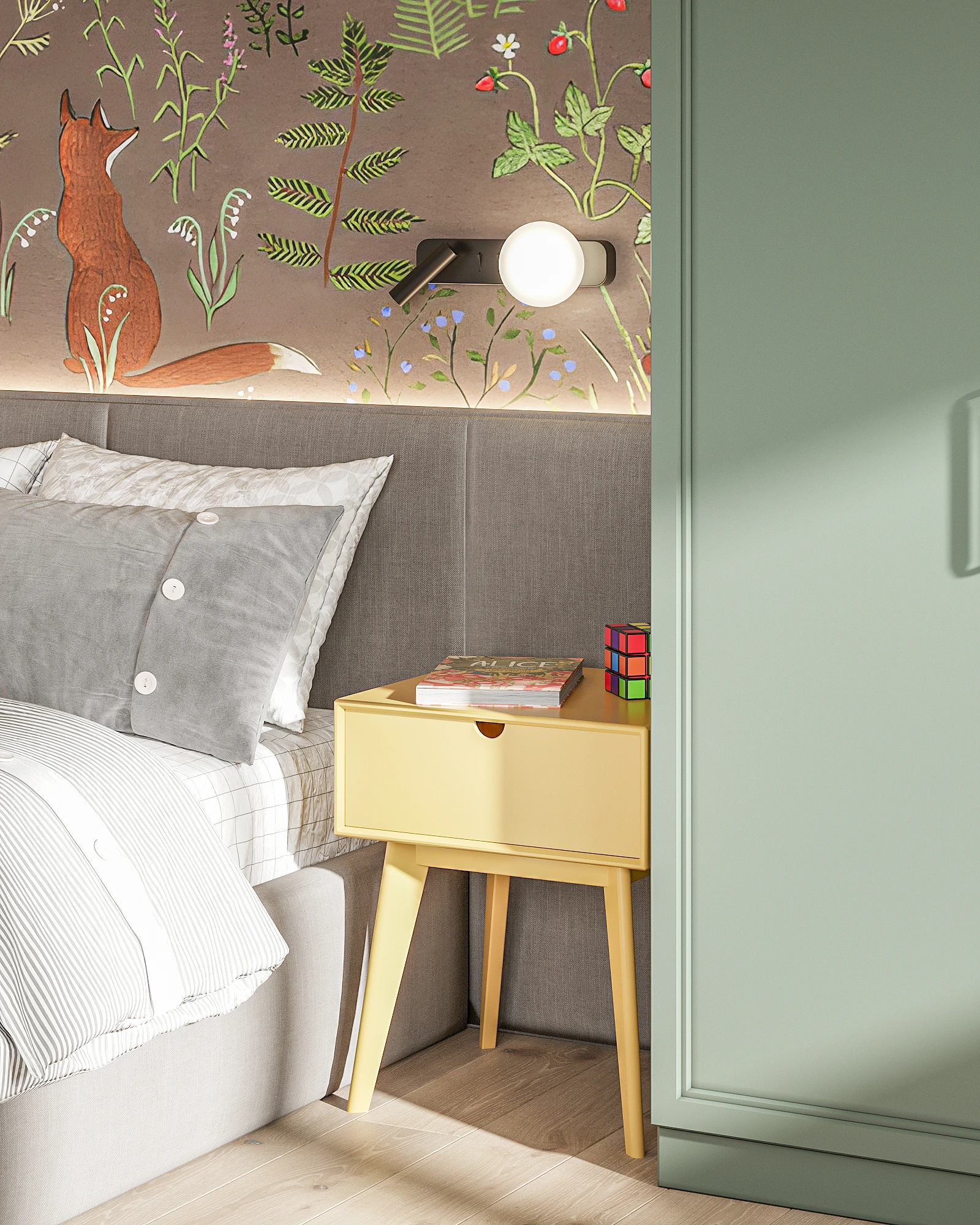 Детская — Дом из бревна и бруса 129,15 м²